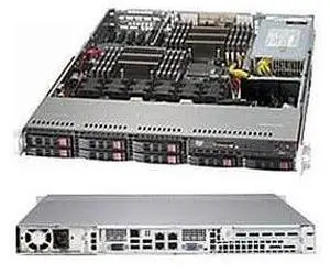 SYS-1027R-73DAF DCO 1U Barebone Dual Xeon E5-2600 V2 Processors Up To 1TB LRDIMM/RDIMM/UDIMM SATA3, SAS2 4 Gigabit Ethernet