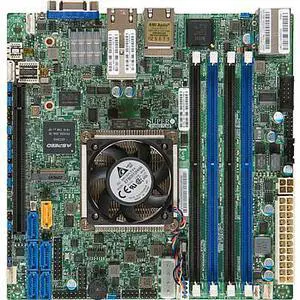 X10SDV-TLN4F Motherboard Mini-ITX SoC Xeon D-1541 8-Core With Active Heatsink, FCBGA 1667