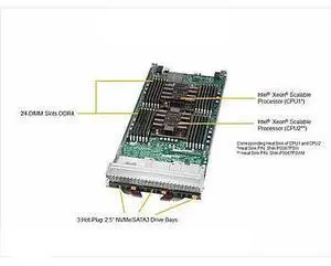 SBI-6129P-T3N Blade Barebone Dual Processor