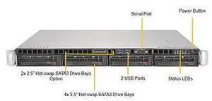 SYS-5019S-MT 1U Barebone Single Processor