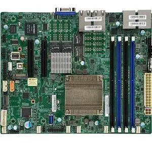 A2SDV-8C-TLN5F Motherboard Atom Processor C3708 8-Core, SoC, Up To 256GB Reg ECC DDR4-2133MHz, 4 10GbE X557, 2 SATA3 Ports, M.2