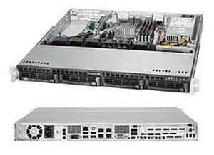 SYS-5018A-MLHN4 1U Barebone Embedded Atom Processor C2550