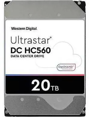 WUH722020BL5204 Hard Drive 20TB SAS 12Gb/S 7200 RPM 3.5in Sanitize Overwrite Only - Ultrastar DC HC560 Series