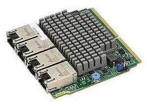 AOC-MTG-I4TM SIOM 4-Port Ethernet Adapter - X550 10GbE Controller With Integrated MAC And PHY