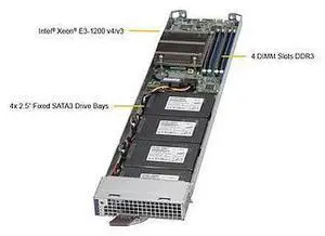MBI-6118D-T4-PACK MicroBlade Barebone Single Processor