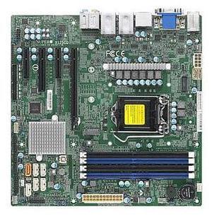 X12SCQ Motherboard Micro-ATX Single Socket LGA-1200 For 10th Gen Core Processors, Up To 128GB, SATA3 RAID, 2x Gigabit LAN Ports