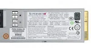 PWS-1K22A-1R Power Supply 1U 1200W 80 Plus Titanium