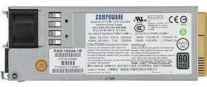 PWS-1K04A-1R Power Supply 1U 1000W, 80 Plus Titanium Level , 120V-140V / 180V-240V, 50Hz/60Hz