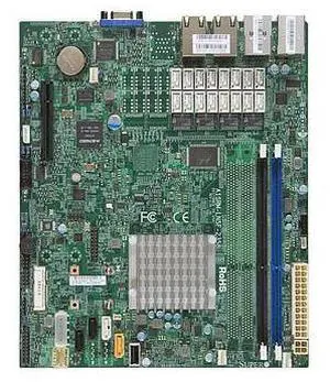 A1SRM-LN5F-2358 Motherboard MATX Atom C2358 SoC, Up To 16GB DDR3, SATA3 / SATA2, 5 Gigabit LAN, VGA