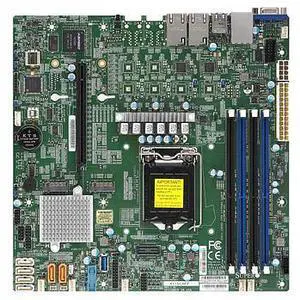 X11SCM-F Motherboard MicroATX Single Socket H4 (LGA 1151)