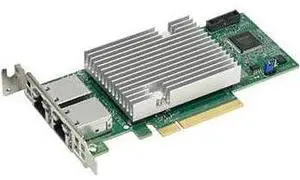 AOC-STG-B2T 2-Port 10GbE RJ45 Ethernet Card Standard Low Profile