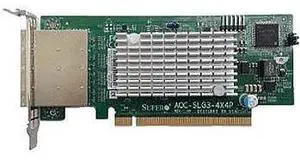 4-Port NVMe 16Gb/S Gen3 PCIe X16 JBOF HBA, AOC-SLG3-4X4P