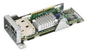 AOM-CTGS-I2TM-O MicroLP 2x 10GBase-T Adapter Card, RJ45, PCI-E 3.0 x4 for 12-node MicroCloud, X550