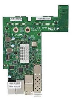AOM-SMF-TP4F Front Panel/LAN/Power Module Dual SFP+, Dual 10GBase-T RJ45, One 1GBase-T RJ45, USB3.0 ports