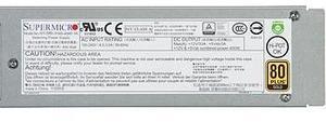 PWS-406P-1R Power Supply 400W (1+1), Redundant SuperCompact Short-Depth AC-DC High-Effeciency With PMBus And I2C
