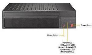 CSE-E301 Flex-ATX Mini 1U Server BOX PC Chassis NO Power Supply