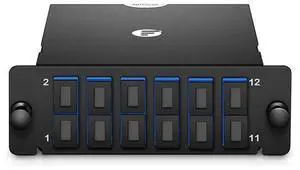 FHD MTP-12 (Male) to SC Cassette, OS2, 12 Fibers, Type A, Use with Type B Trunk (Female)
48F in 1U FHD MTP-12 (Male) to SC Cassette, OS2, 12 Fibers, Type A, Use with Type B Trunk (Female)
48F in 1U