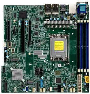 X13SCH-LN4F Motherboard -MicroATX,Catlow,UP,RPL-E Xeon E,LGA1700,C266 X13SCH-LN4F Motherboard -MicroATX,Catlow,UP,RPL-E Xeon E,LGA1700,C266