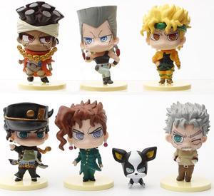 Anime Jojo's Bizarre Adventure Figures Q Version Muhammad Avdol Action Figure Model Anime Dolls Toy Model Hand Made Toys Gifts