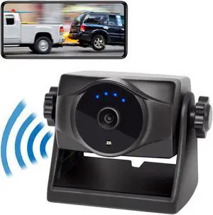 INSEETECH 1080P Magnetic Wireless Backup Camera, 90 Days Standby Rechargeable Battery, Waterproof Rear/Front View Camera for Hitching Boat Trailer Horse Pickup RV Car for iPhone iPad Android