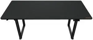 COUGAR E-Grav 160 Adjustable Electric Gaming Desk - 2 Memory Presets - Dual Motors - Cable Management - Full Desk Mousepad - 63", Black/160