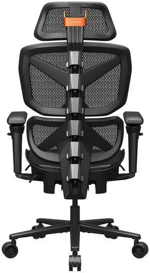 COUGAR Terminator Air Ergonomic Chair - High Back Mesh Office Chair with Adaptive Lumbar Support, 3D Super-Wide Headrest, 3D Armrests, Weight-Balanced Tilt and Silent Casters COUGAR Terminator Air Ergonomic Chair - High Back Mesh Office Chair with Adaptive Lumbar Support, 3D Super-Wide Headrest, 3D Armrests, Weight-Balanced Tilt and Silent Casters