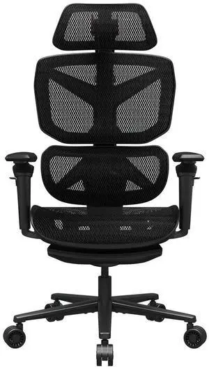 COUGAR Terminator Air Ergonomic Chair High Back Mesh Office Chair with Adaptive Lumbar Support, 3D Super-Wide Headrest, 3D Armrests, Weight-Balanced Tilt and Silent Casters COUGAR Terminator Air Ergonomic Chair High Back Mesh Office Chair with Adaptive Lumbar Support, 3D Super-Wide Headrest, 3D Armrests, Weight-Balanced Tilt and Silent Casters