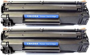 2 Pack New Toner Cartridge For HP 36A CB436A Compatible with HP LaserJet Pro M1120MFP M1120n MFP M1522n M1522n MFP M1522nf M1522nf MFP P1505 P1505n