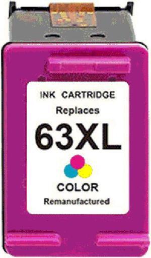 High-Yield Tri-Color Ink Cartridges For HP F6U63AN 63XL Compatible For Use With HP DeskJet 3830 3831 3832 3833 3834 4650 4652 Envy 4510 4511 4512 4513 4516 DeskJet 1110 1111 1112 2130 More