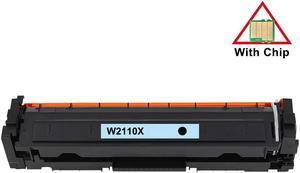 New High-Yield Black Toner Cartridge With Chip For HP 206X W2110X Compatible For Use With HP Color LaserJet Pro M255dw M255nw MFP M282nw 283fdn 283cdw 283fd