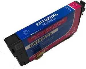 High-Yield Magenta Ink Cartridge With Chip Show Ink Level For Epson 822 822XL Compatible with Epson WorkForce Pro WF-3820 4820 4830 4834
