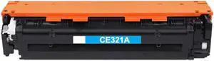New Cyan Toner Cartridge For HP 128A CE320A Compatible with HP Color Laserjet Pro CP1525n  CP1525nw CM1415fn CM1415fnw MFP