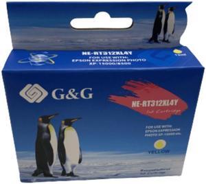 High-Yield Yellow Ink Cartridge For Epson 312XL T312XL420 Compatible with Epson Expression Photo Expression Photo XP15000
