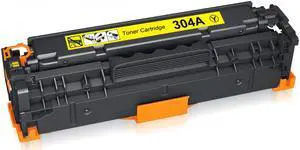 New Yellow Toner Cartridge For HP 304A CC532A Compatible with HP Color Laserjet Pro M451dw 451dn 451nw 475dn 475dw 375nw 351a CP2025 2025N 2025DN CM2320 2320N MFP 2320NF 2320FXI M476nw 476dn 476dw