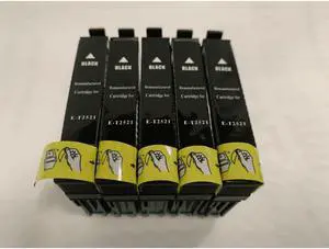 5 Pack Black Ink Cartridge For Epson 252 Compatible with Epson WorkForce WF-3620 3640 7610 7620 7110 7210 7710 7720