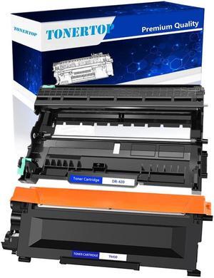 High-Yield TN450 Toner & DR420 Drum Kit Compatible with Brother FAX 2840 2845 2940 HL 2220 2230 2240 MFC 7240 7360N 7365DN IntelliFax 2840 2940
