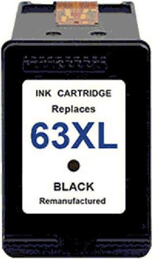 High-Yield Black Ink Cartridge For HP 63XL F6U64AN For Use With HP DeskJet 3830 3831 3832 3833 3834 4650 4652 Envy 4510 4511 4512 4513 4516 DeskJet 1110 1111 1112 2130 More
