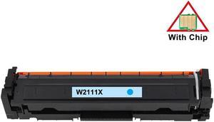 New High-Yield Cyan Toner Cartridge With Chip For HP 206X W2111X Compatible For Use With HP Color LaserJet Pro M255dw M255nw MFP M282nw 283fdn 283cdw 283fd