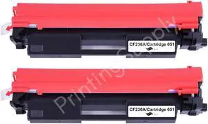 2 Pack New Toner Cartridge For HP 30A CF230A Compatible with HP LaserJet Pro M203dn 203dw MFP M227d 227fdn 227fdw 227sdn