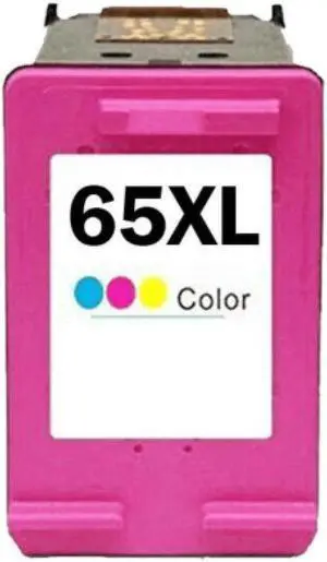 High-Yield Tri-Color Ink Cartridges For HP 65XL 65 Compatible For Use With HP DeskJet 2620 2621 2622 2624 2630 2632 2633 2652 2655 3720 3721 Evry 5010 5020 5030 5032 5034 5052 5055 5070 More