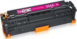 New Magenta Toner Cartridge For HP 304A CC533A Compatible with HP Color Laserjet Pro M451dw 451dn 451nw 475dn 475dw 375nw 351a CP2025 2025N 2025DN CM2320 2320N MFP 2320NF 2320FXI M476nw 476dn 476dw