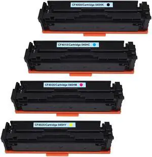 4 Pack High-Yield BK/C/Y/M Toner Cartridge For HP 201X(CF400X, CF401X, CF402X, CF403X) Compatible With HP Color LaserJet Pro M252dw, M252n; HP Color LaserJet Pro MFP M277c6, M277dw, M277n