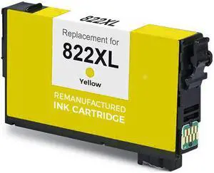 G & G Yellow Ink Cartridge Replacements for Epson 822XL High Yield: T822XL420 Yellow, For Use in WorkForce Pro WF-3820, WF-4820, WF-4830, WF-4834