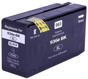 936e New High Yield Black ink Cartridge Compatible to HP 936e Black, Work with HP OfficeJet 9110/ 9110b/9120/9120b/9120e/ 9130/9130b/ 9130e/9135e/ 9730/ 9730e