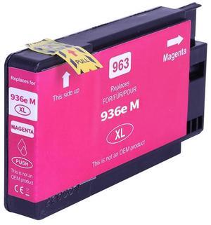 936e New High Yield Magenta ink Cartridge Compatible to  HP 936e Magenta, Work with HP OfficeJet 9110/ 9110b/9120/9120b/9120e/ 9130/9130b/ 9130e/9135e/ 9730/ 9730e