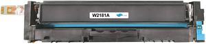 W2181A New High Yield Cyan Toner Cartridge With Chip Replace For HP W2181A, Compatible With HP Color LaserJet Pro MFP 3210DW, MFP 3301cdw, MFP 3301fdw, MFP 3301sdw