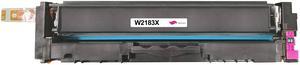 W2183X New High Yield Magenta Toner Cartridge With Chip Replace For HP W218X / W2183X, Work  With HP Color LaserJet Pro MFP 3210DW, MFP 3301cdw, MFP 3301fdw, MFP 3301sdw