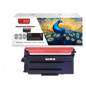 TN920 Black Toner Cartridge Compatible for Brother TN920, Fits for Brother TN-920XL TN-920 for HL-L6210DW HL-L6210DWT HL-L5210DN HL-L5210DW HL-L5210DWT With Chip