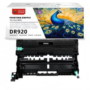 DR920 Drum Unit Compatible for Brother DR 920 Work with Brother HL-L5210DN HL-L5210DW HL-L5210DWT HL-L5215DW HL-L6210DW HL-L6210DWT HL-L6217DW HL-L6415DW MFC-L5710DN MFC-L5710D MFC-L5715DW MFC-L5717DW