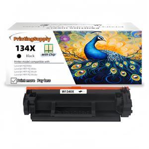 134X Compatible Toner Cartridge Replacement for HP 134X W1340X *With Chip*  Black, High-Yield Print, Works with  HP LaserJet M209dw MFP M234dw M234sdn M234sdw